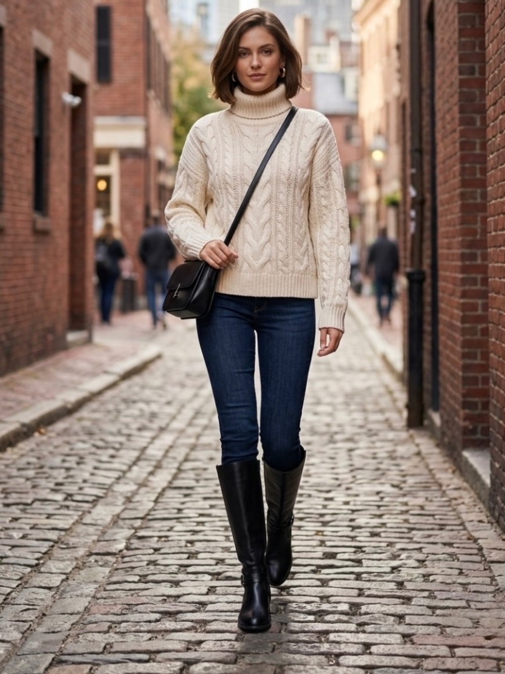 Life Stride X-Anita Knee High Riding Boots Black Tall 7.5
